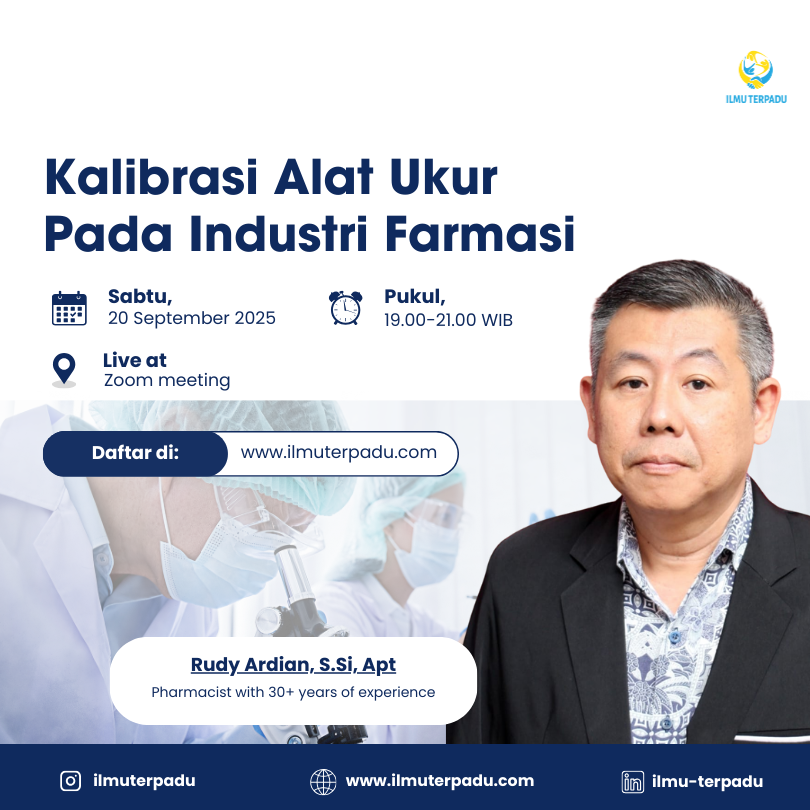 Kalibrasi Alat Ukur Pada Industri Farmasi